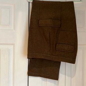 Woman’s DKNY brown wool pants, size12